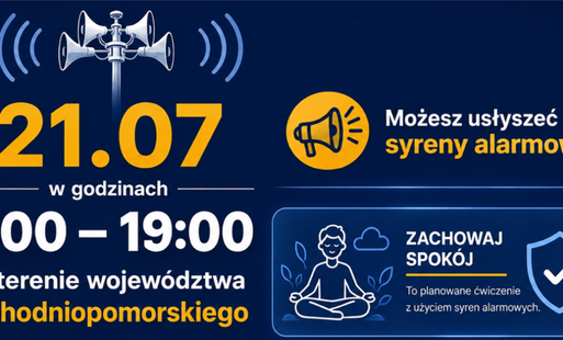 Zdjęcie do Komunikat - og&oacute;lnopolskie ćwiczenie z użyciem syren alarmowych